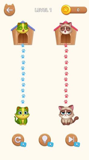 猫咪冲刺画线到家游戏手机版