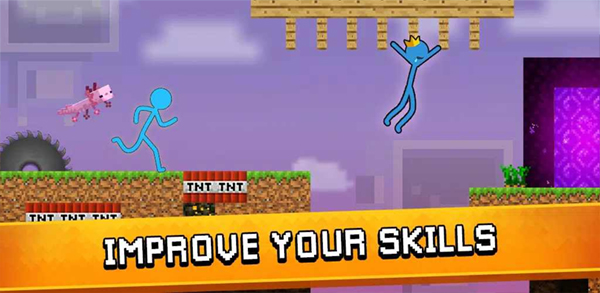 火柴人跑酷小游戏(Stickman Parkour)图4
