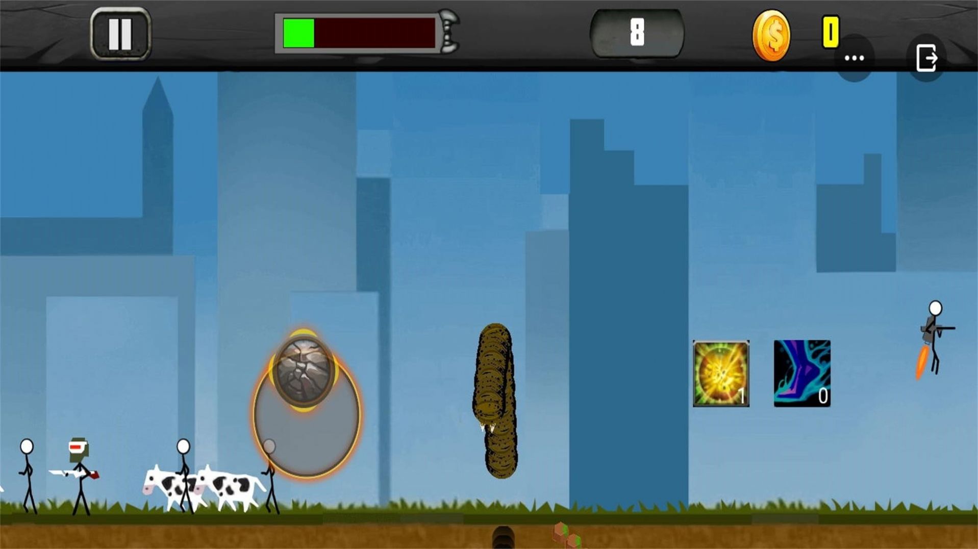 一条小虫虫吞噬地球 