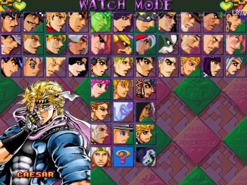 jojo乱斗mugen整合升级版图1