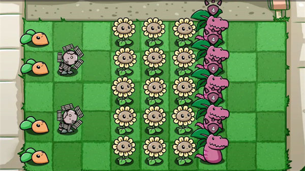 宅宅萝卜植物大战僵尸正版图1