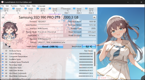 crystaldiskinfo绿色版图1