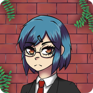 卡在墙里的少女冷狐版
